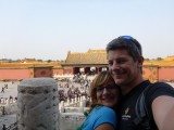 Us at the Forbidden City in Beijing