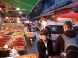 Muslim Quarter in Xi'an, with many street food stands