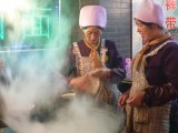 Muslim Quarter in Xian in Action