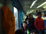on the train to Guilin - if they only would stop 'being cool' and quit the smoking....