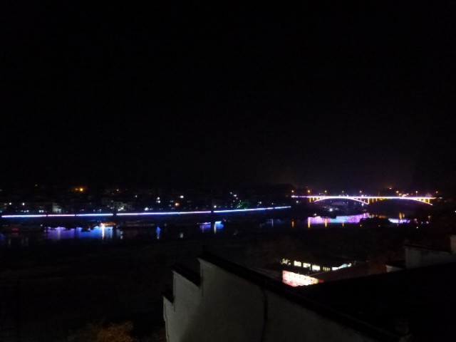 View from our roofterrace by night....:)