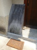 Bamboo protection of the outer house wall
