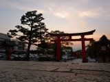 Fushimi Inari Shrine at Sunset.... nice!!