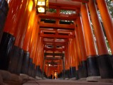 Fushimi Inari is famous for its thousands!!! of Toris (the orange gates).....