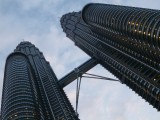 Until 2004 highest buildings in the world - the Petronas Towers... national oil company
