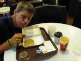 Wow, thats the tiniest breakfast ever - prices go up already :))