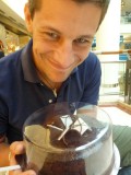 Was time for a WHOLE :) Chocolate cake... that was our lunch :)