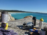 Breakfast on the rocks :DD