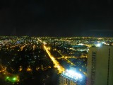 Melbourne at night from above... view from the toilet by the way