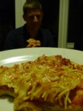 Spaghetti Pizza