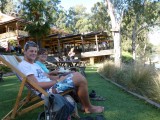 Came for a paddle, financial trouble held us back - relaxed instead :)