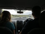 Off we go through the rain into the night to the East of Melbourne :)