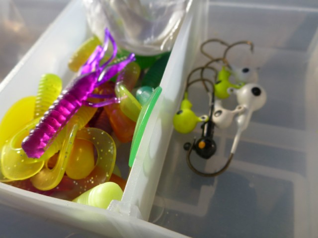 Trying out our new fishing gear :))