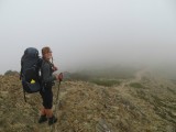 Fog was our companion on the way to the second highest mountain in Victoria
