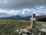 That is Mount Feathertop from afar...