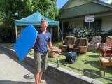 Jee Haw! 2 AUD Boogieboard at a Garagesale :))