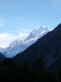 That is Mount Cook himself (Aoraki) - looks a bit like Mt. Everest actually :)