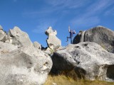 Funny limestone formations that make climbing fun :)