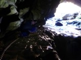 Almost at the other end - a little crawl and you are there :)