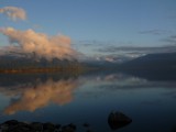 Lake Brunner - apparently world famous for Troutfishing,...we just loved the scenery :))