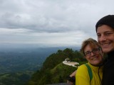 We were luckily alone - eventhough we were greeted by a rainshower it was nice and cool :)