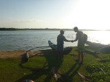 Had a nice chat with the fisherman.... :)