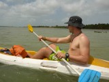 Paddling across the Lagoon ...