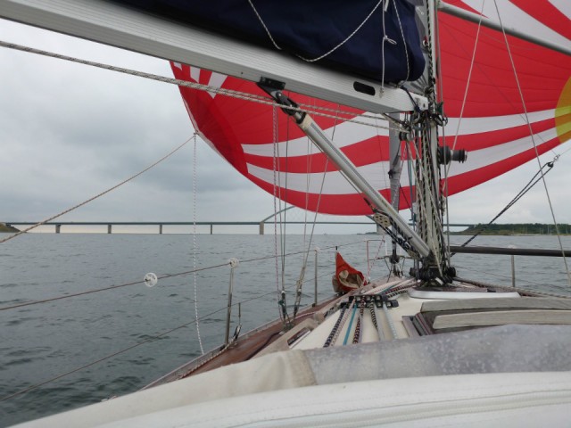 Not much wind but great to be out on the water again...