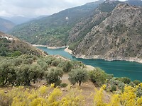 Uitzicht vanaf camping Las Lomas