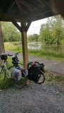 Pauzeren langs de rivier de Dender