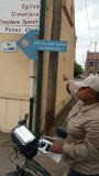 bordje naar Santiago de Compostela