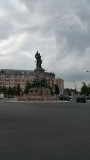 Het plein in St. Quentin