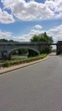 De Loire en de poort waar we onderdoor fietsten net voor Vendome