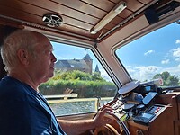 Varend langs het Muiderslot