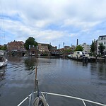 De gemeentehaven en havenkantoor van Leiden