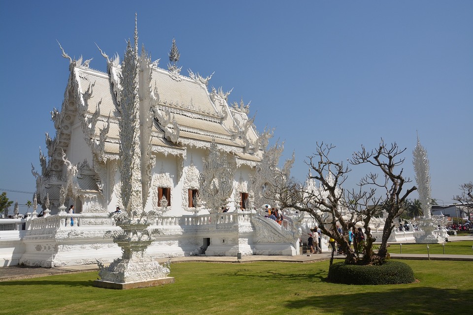 White temple Chiang Rai