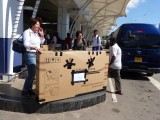 Hoe krijgen we de fietsdozen in de taxi