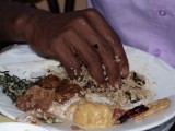 Rice & curry eten