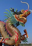Draak Chinese tempel