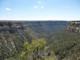 Een van de valleien waar de cliff dwelling zijn gevestigd