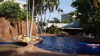 Zwembad van ons hotel.