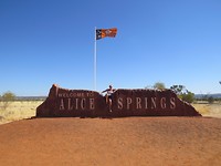 Aangekomen in Alice Springs