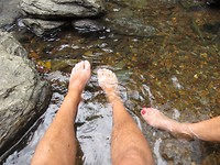 Pootje baden