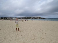Bijna alleen op Bondi Beach