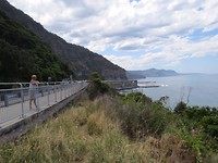 Mooie brug op de Grand Pacific Drive