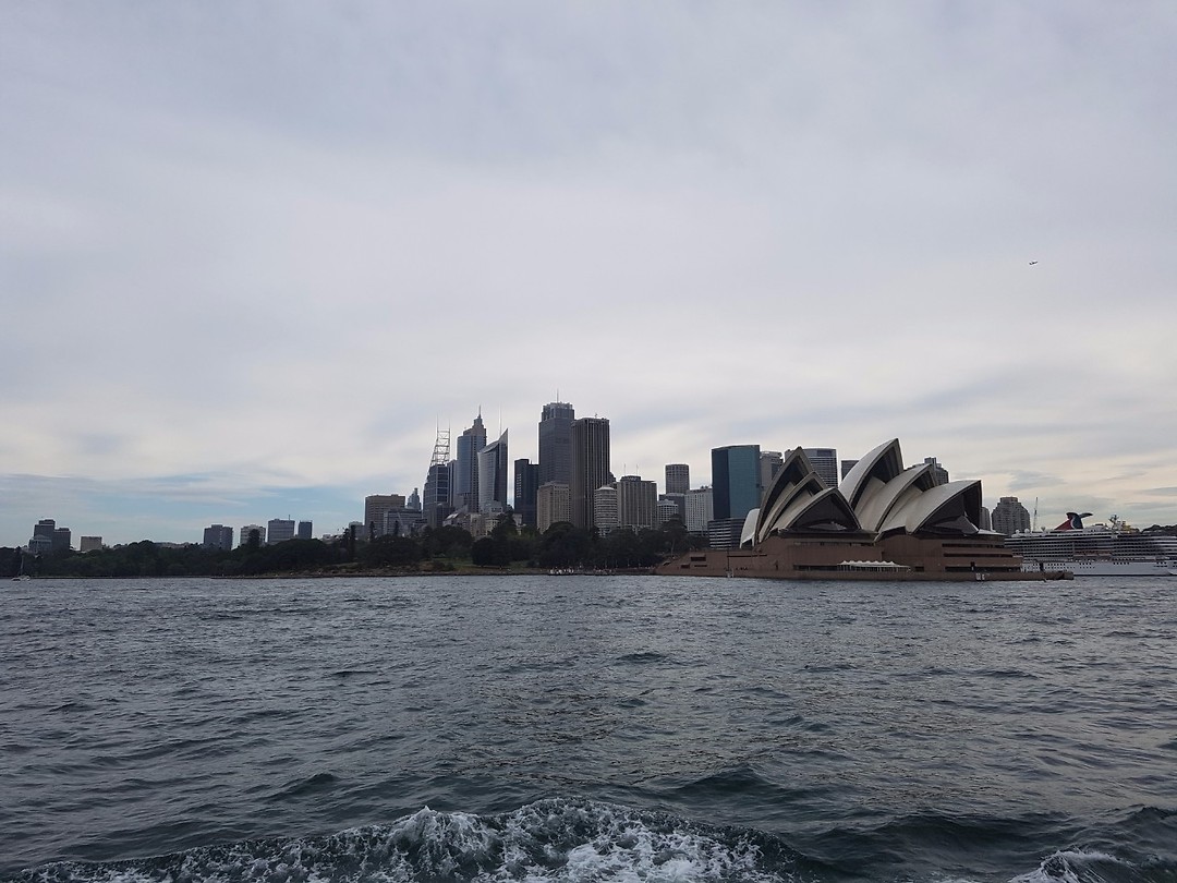 Sydney vanuit de boot