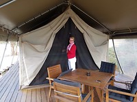 Onze tent voor 2 nachten