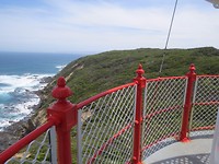 Boven in het lighthouse, zonder Mar