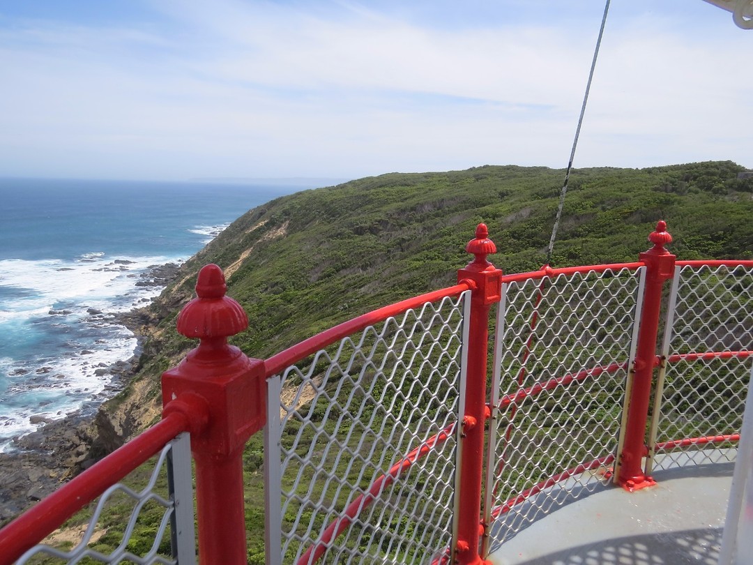 Boven in het lighthouse, zonder Mar