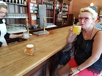 Biertje pakken in de saloon
